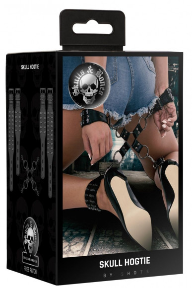 Оригинальный комплект для бондажа с черепами