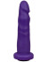 Фиолетовая реалистичная насадка-плаг - 16,2 см. Фиолетовая реалистичная насадка-плаг - 16,2 см.