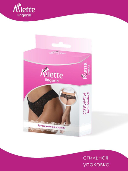 Стильные кружевные трусики-стринги + презервативы Стильные кружевные трусики-стринги + презервативы