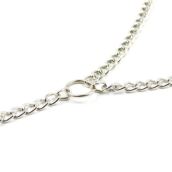 Серебристые зажимы для сосков и половых губ на тонкой цепочке Серебристые зажимы для сосков и половых губ на тонкой цепочке