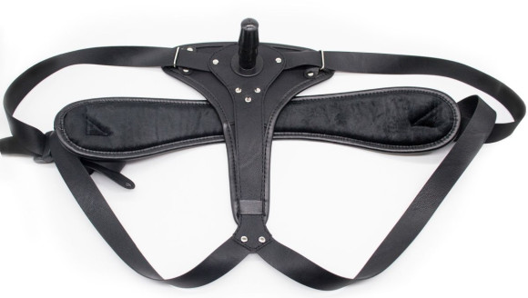 Вибрострапон Woman Midi с вагинальной пробкой - 22 см. Вибрострапон Woman Midi с вагинальной пробкой - 22 см.