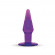 Большая фиолетовая анальная пробка JAMMY JELLY ANAL LARGE PLUG VIOLET - 13,5 см.