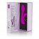 Перезаряжаемый фиолетовый вибромассажер Vr3 - 16,5 см.