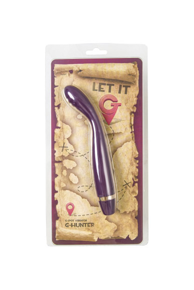 Фиолетовый стимулятор G-точки G-Hunter - 18,5 см. Фиолетовый стимулятор G-точки G-Hunter - 18,5 см.