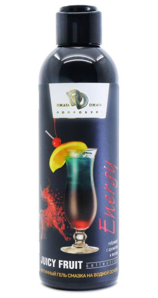 Интимный гель-смазка JUICY FRUIT с ароматом энергетика - 200 мл. Интимный гель-смазка JUICY FRUIT с ароматом энергетика - 200 мл.