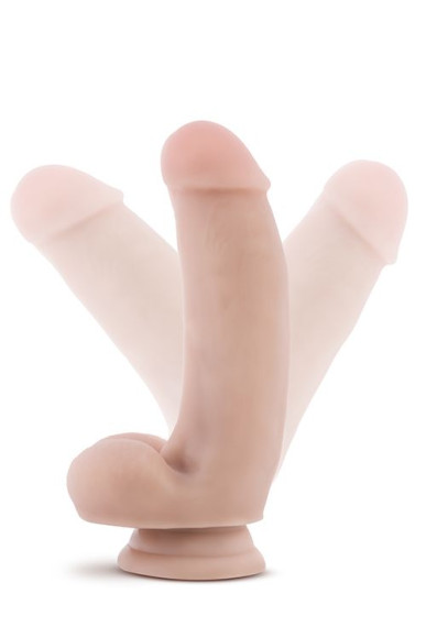 Телесный фаллоимитатор на присоске The Pizza Boy - 17,8 см. Телесный фаллоимитатор на присоске The Pizza Boy - 17,8 см.