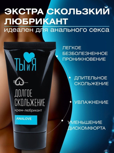 Анальный водно-силиконовый лубрикант AnaLove - 25 гр. Анальный водно-силиконовый лубрикант AnaLove - 25 гр.