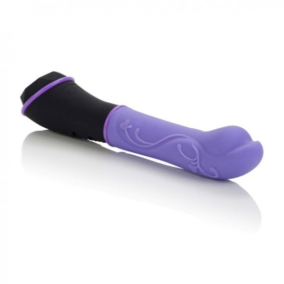 Фиолетовый вибромассажер из силикона TANTRIC AURA MASSAGER - 15 см.