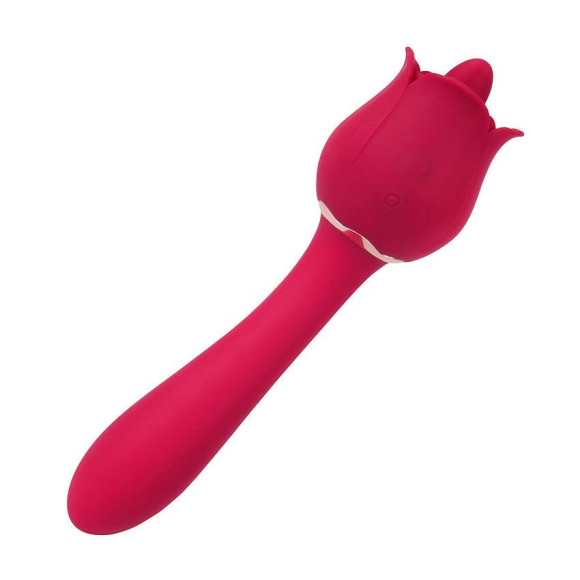 Розовый вибромассажер Rose Pro 6 - 21,4 см. Розовый вибромассажер Rose Pro 6 - 21,4 см.