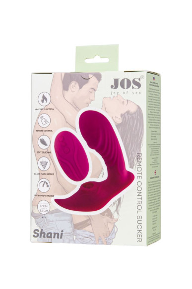 Ярко-розовый стимулятор точки G с вакуум-волновой стимуляцией Shani Ярко-розовый стимулятор точки G с вакуум-волновой стимуляцией Shani