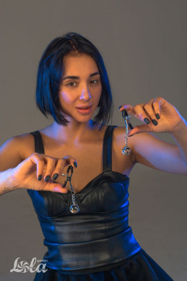 Серебристые зажимы на соски Good Vibes Серебристые зажимы на соски Good Vibes