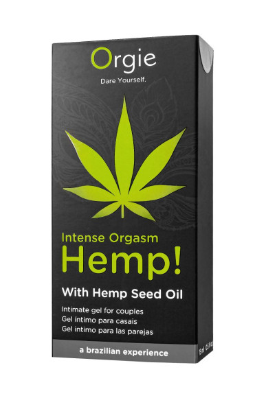 Возбуждающий интимный гель для пар Orgie Hemp Intense Orgasm - 15 мл. Возбуждающий интимный гель для пар Orgie Hemp Intense Orgasm - 15 мл.
