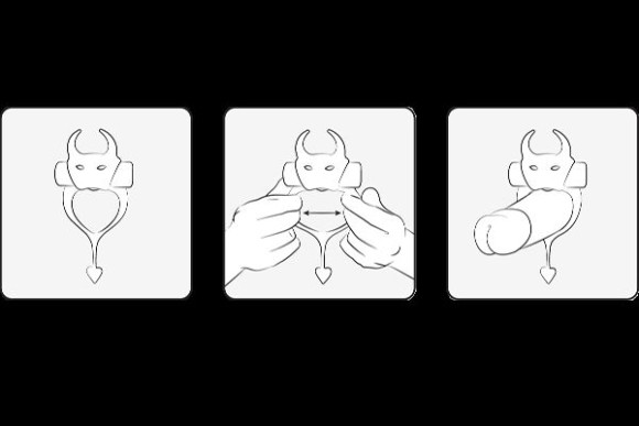 Красное эрекционное кольцо в форме дьяволенка DEVOL COCKRING Красное эрекционное кольцо в форме дьяволенка DEVOL COCKRING