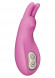Розовый вибромассажер-заяц FUZZ THE ULTIMATE RABBIT  - 12 см.