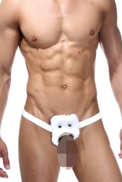 Игровые трусы-стринги в виде цыпленка Игровые трусы-стринги в виде цыпленка