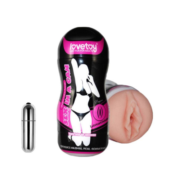 Мастурбатор-вагина Sex In A Can Vibra Vagina Tunnel Мастурбатор-вагина Sex In A Can Vibra Vagina Tunnel