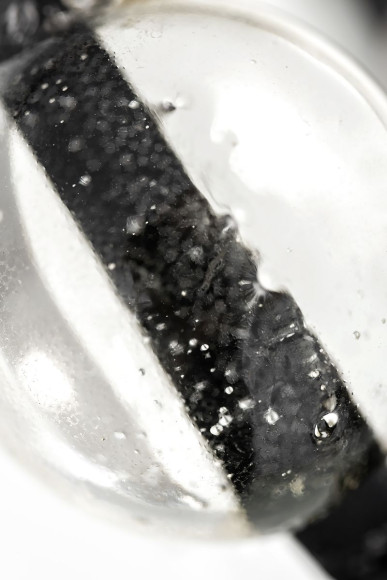 Прозрачный кляп-леденец на кожаных ремешках со вкусом пина колада Прозрачный кляп-леденец на кожаных ремешках со вкусом пина колада