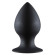 Чёрная анальная пробка Thick Anal Plug Medium - 9,5 см. Чёрная анальная пробка Thick Anal Plug Medium - 9,5 см.