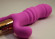 Розовый рельефный вибромассажёр для стимуляции точки G - 12 см. Розовый рельефный вибромассажёр для стимуляции точки G - 12 см.
