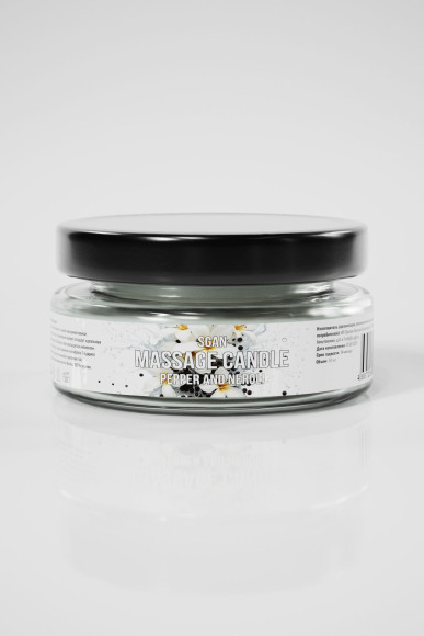 Массажная свеча «Перец и нероли» - 50 мл. Массажная свеча «Перец и нероли» - 50 мл.