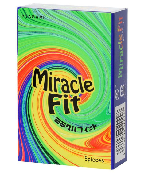Презервативы Sagami Miracle Fit - 5 шт. Презервативы Sagami Miracle Fit - 5 шт.