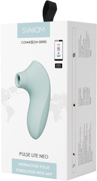Мятный мембранно-волновой клиторальный стимулятор Pulse Lite Neo Мятный мембранно-волновой клиторальный стимулятор Pulse Lite Neo