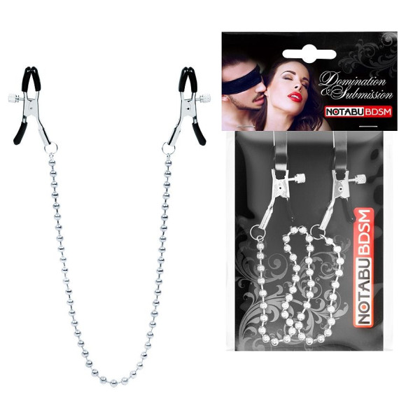 Оригинальные зажимы на соски с бусами Оригинальные зажимы на соски с бусами