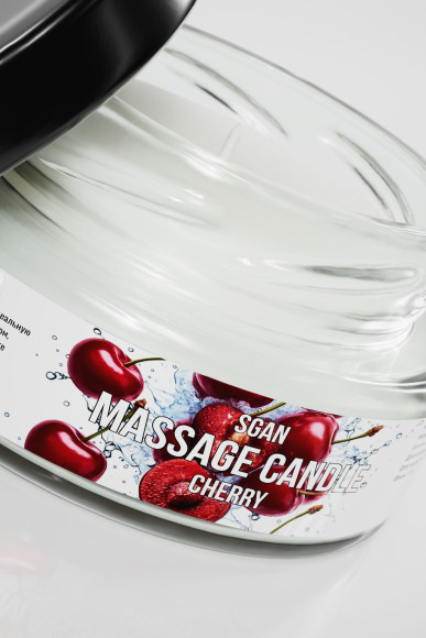 Массажная свеча «Спелая вишня» - 50 мл. Массажная свеча «Спелая вишня» - 50 мл.