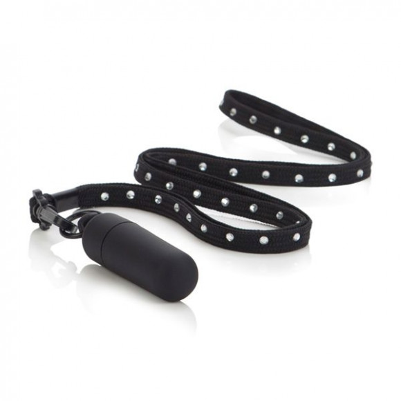 Виброяйцо на кожаном ремешке Phil Varone All Access Vibrating Pass