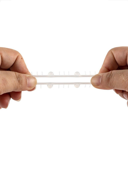 Эластичное эрекционное кольцо с шипиками и шариками