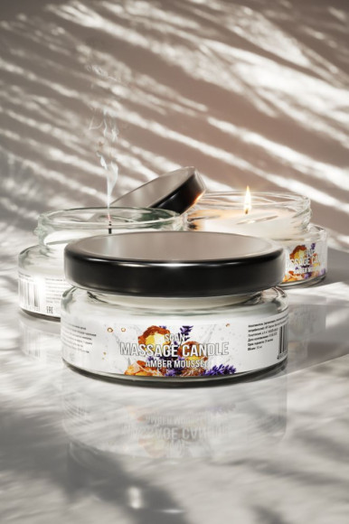 Массажная свеча «Янтарный мусс» - 50 мл. Массажная свеча «Янтарный мусс» - 50 мл.