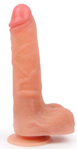 Телесный вибратор на присоске с возвратно-поступательным механизмом Телесный вибратор на присоске с возвратно-поступательным механизмом