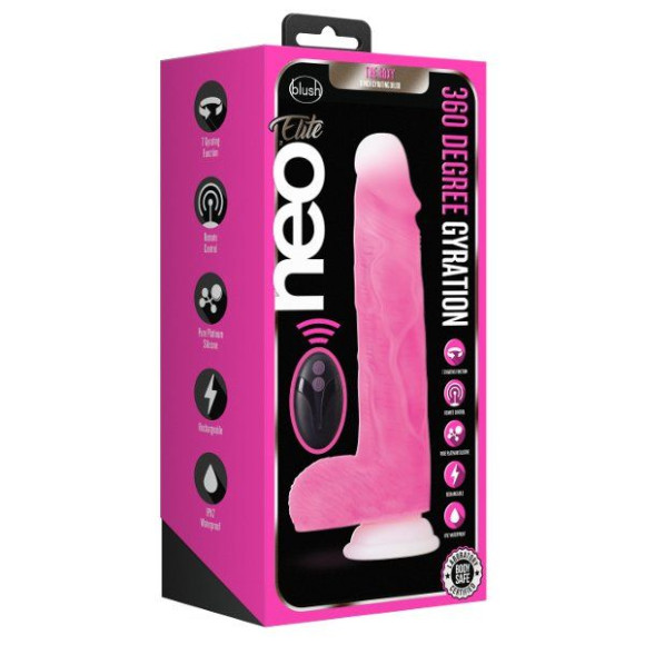 Розовый ротатор-реалистик Roxy 8 Inch Gyrating Dildo - 21,6 см. Розовый ротатор-реалистик Roxy 8 Inch Gyrating Dildo - 21,6 см.