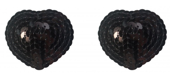 Черные пэстисы-сердечки Rand Черные пэстисы-сердечки Rand