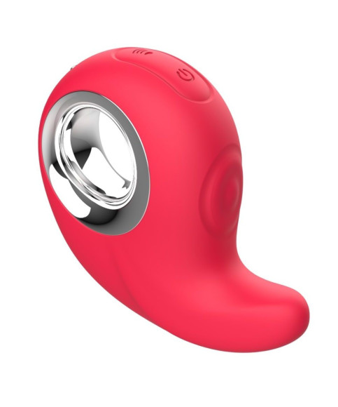 Красный клиторальный массажер с функцией постукивания Красный клиторальный массажер с функцией постукивания