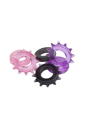 Набор пепельных эрекционных колец Erektus II