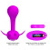 Лиловый вибромассажер для пар Chimera с пультом ДУ
