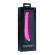 Розовый вибромассажер Infinity Textured Rechargeable G-Spot Vibrator -  17 см.