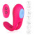 Розовое виброкольцо с пультом ДУ