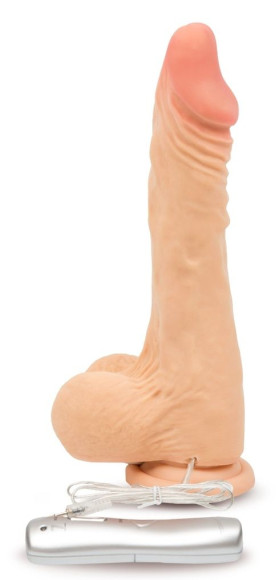 Телесный реалистичный вибратор - 25 см. Телесный реалистичный вибратор - 25 см.