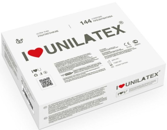 Ультратонкие презервативы Unilatex Ultra Thin - 144 шт. Ультратонкие презервативы Unilatex Ultra Thin - 144 шт.