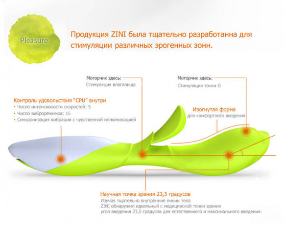 Черный с золотом вибратор ZINI ZOOK