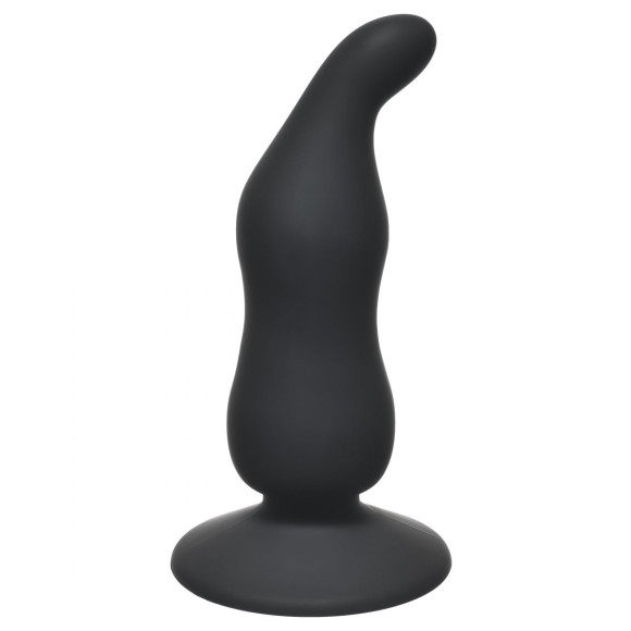 Чёрная анальная пробка Waved Anal Plug Black - 11 см. Чёрная анальная пробка Waved Anal Plug Black - 11 см.