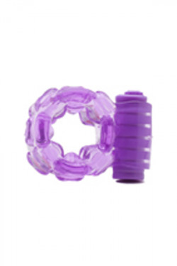 Фиолетовое эрекционное кольцо с вибрацией Orgasmus III