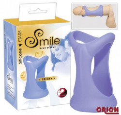 Голубая насадка для пениса Tricky Голубая насадка для пениса Tricky