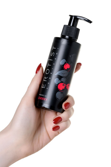 Массажное масло Erotist Cherry с ароматом вишни - 150 мл. Массажное масло Erotist Cherry с ароматом вишни - 150 мл.