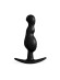 Черная фигурная анальная втулка - 8,5 см. Черная фигурная анальная втулка - 8,5 см.