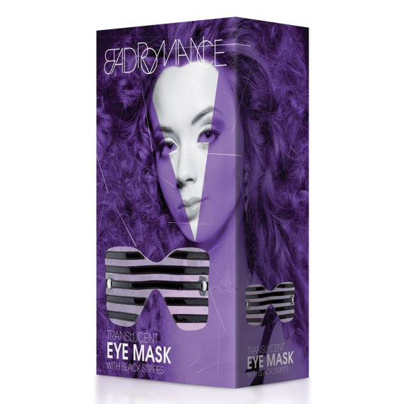 Полосатая маска на глаза