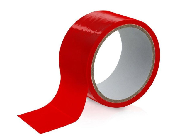 Красный скотч для фиксации - 15 м. Красный скотч для фиксации - 15 м.
