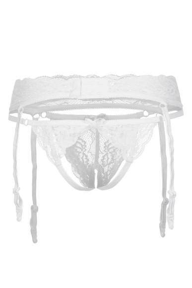 Кружевной пояс с пажами для чулок и трусики Deborah Кружевной пояс с пажами для чулок и трусики Deborah